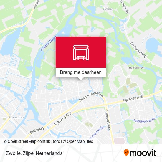 Zwolle, Zijpe kaart