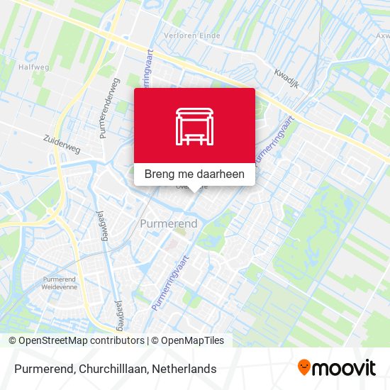 Purmerend, Churchilllaan kaart