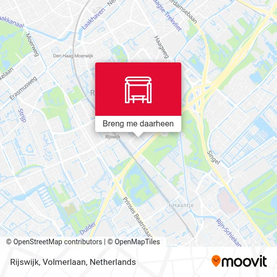 Rijswijk, Volmerlaan kaart