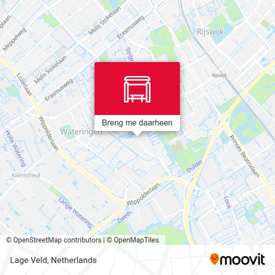 Lage Veld kaart