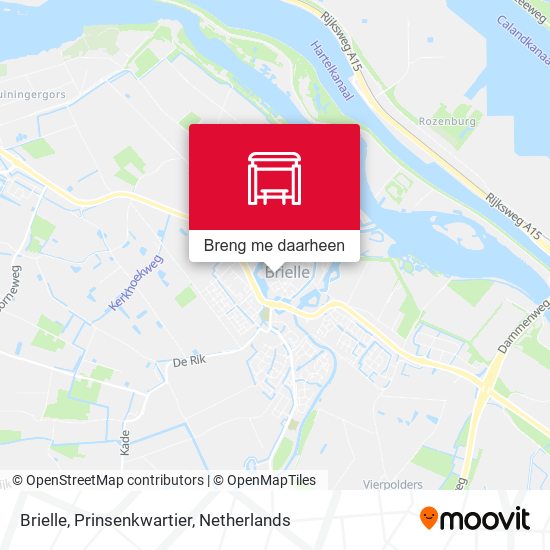 Brielle, Prinsenkwartier kaart