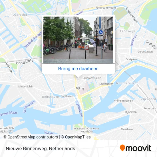 Nieuwe Binnenweg kaart