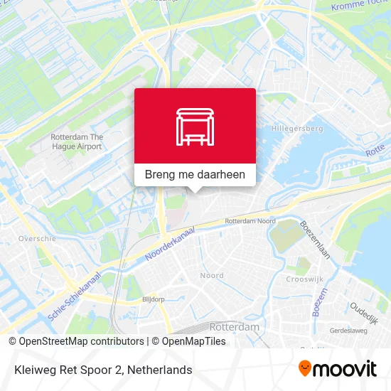 Kleiweg Ret Spoor 2 kaart