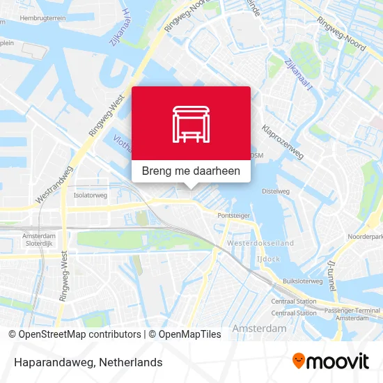 Haparandaweg kaart