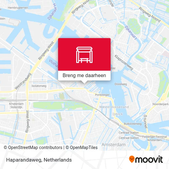 Haparandaweg kaart