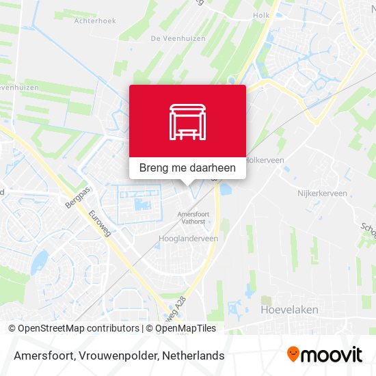 Amersfoort, Vrouwenpolder kaart