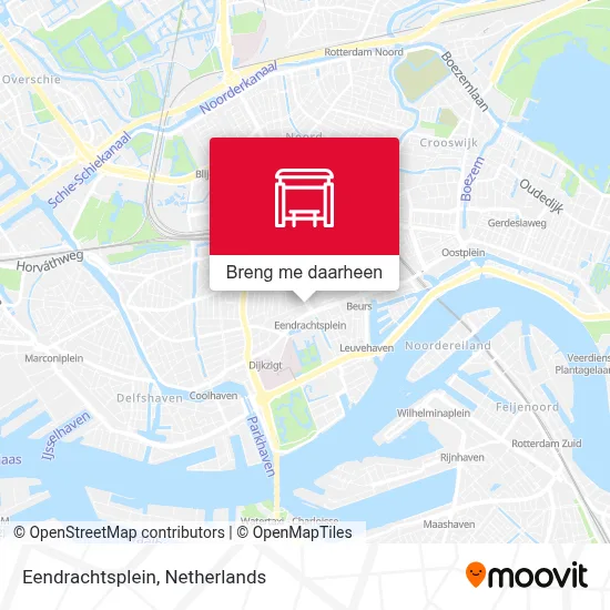 Eendrachtsplein kaart
