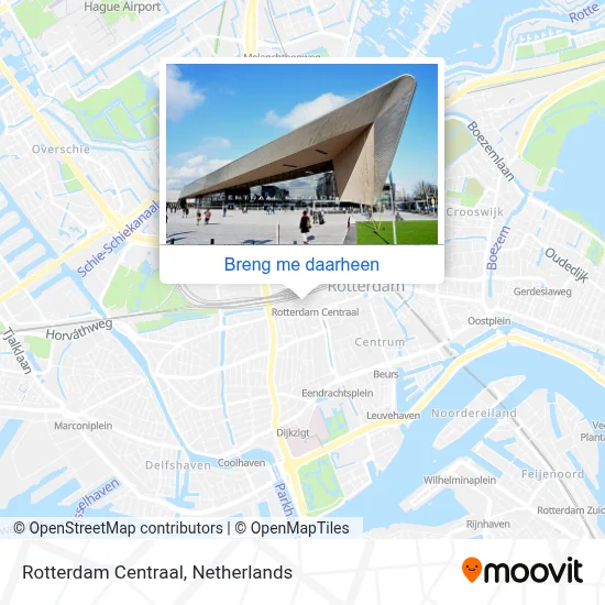 Rotterdam Centraal kaart