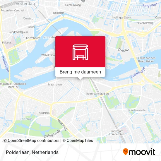 Polderlaan kaart