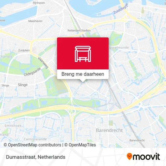 Dumasstraat kaart