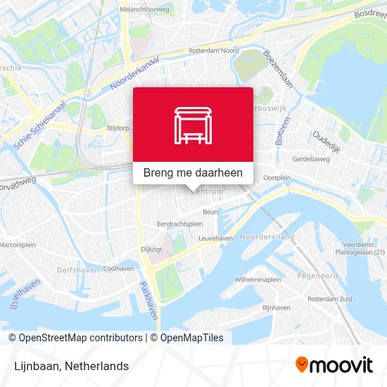 Lijnbaan kaart