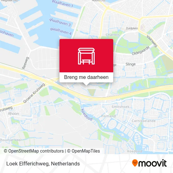Loek Elfferichweg kaart