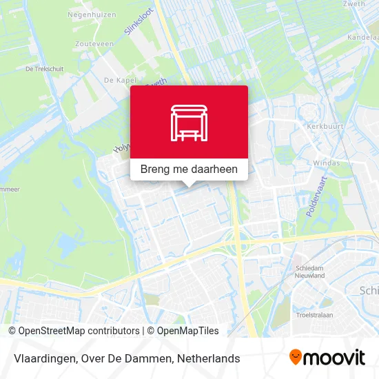 Vlaardingen, Over De Dammen kaart