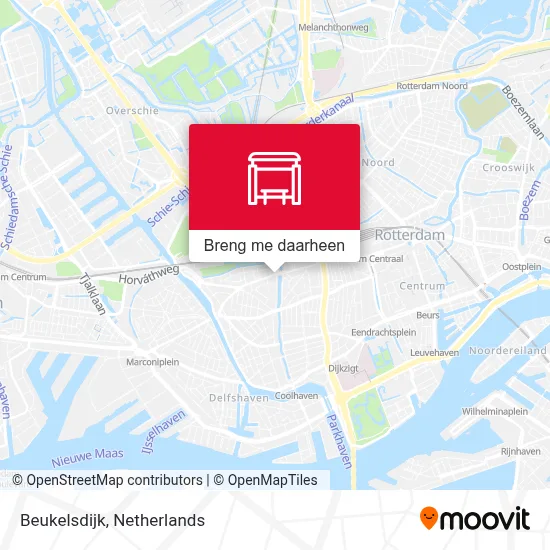 Beukelsdijk kaart