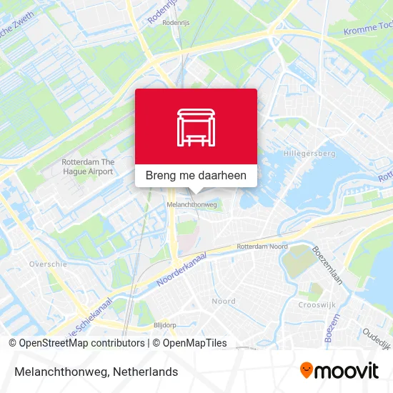 Melanchthonweg kaart
