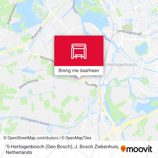'S-Hertogenbosch (Den Bosch), J. Bosch Ziekenhuis kaart