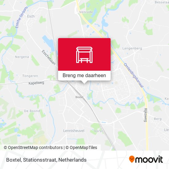 Boxtel, Stationsstraat kaart