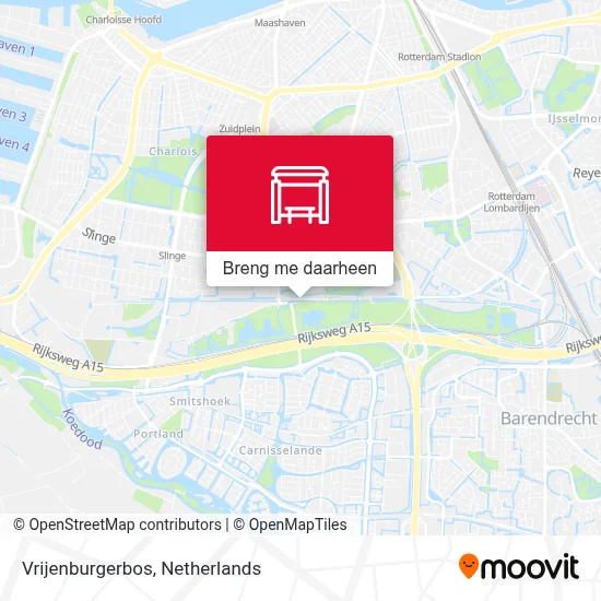 Vrijenburgerbos kaart