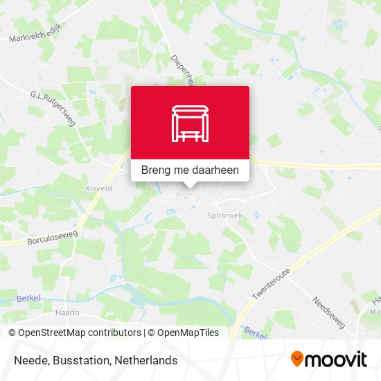 Neede, Busstation kaart
