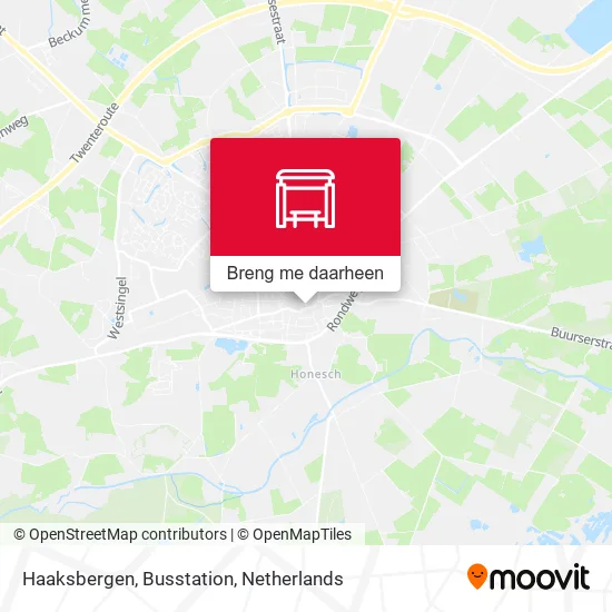 Haaksbergen, Busstation kaart
