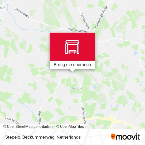 Stepelo, Beckummerweg kaart