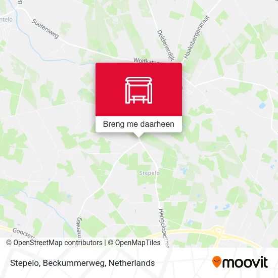 Stepelo, Beckummerweg kaart