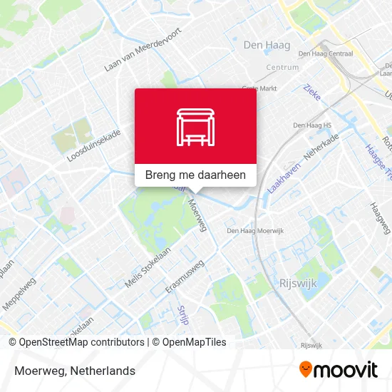 Moerweg kaart