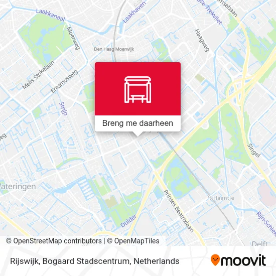 Rijswijk, Bogaard Stadscentrum kaart