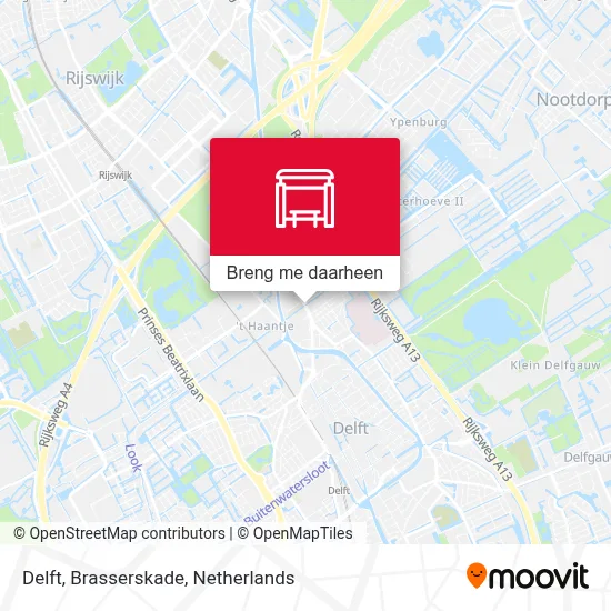 Delft, Brasserskade kaart