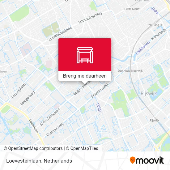 Loevesteinlaan kaart