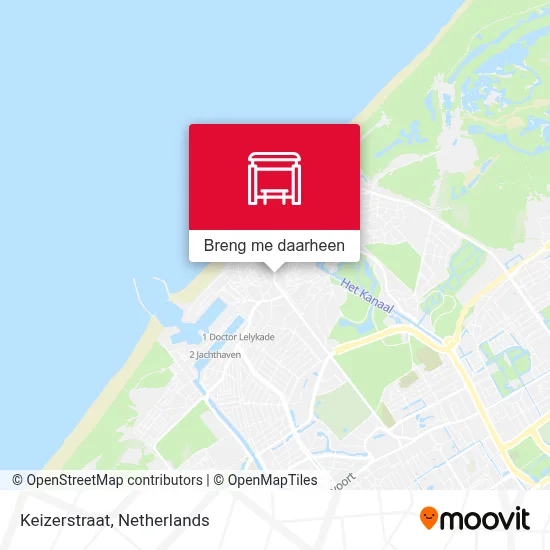Keizerstraat kaart