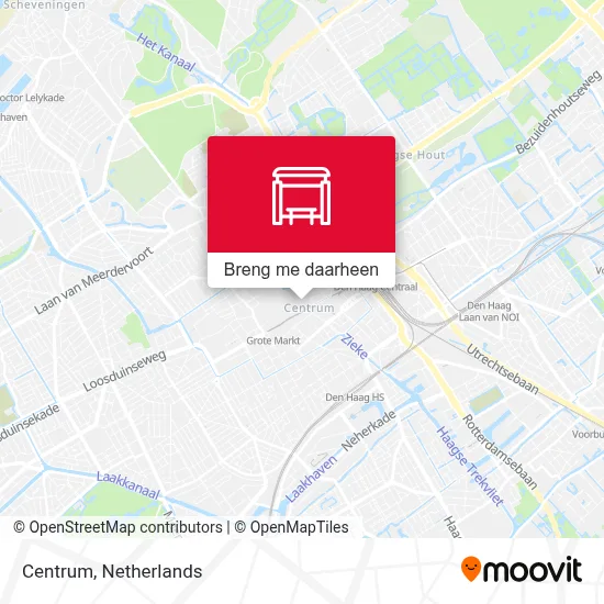Centrum kaart