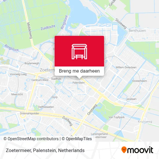 Zoetermeer, Palenstein kaart