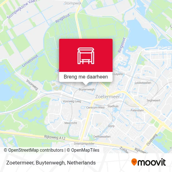Zoetermeer, Buytenwegh kaart