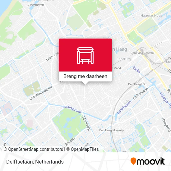 Delftselaan kaart