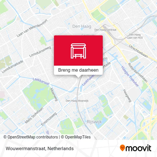 Wouwermanstraat kaart
