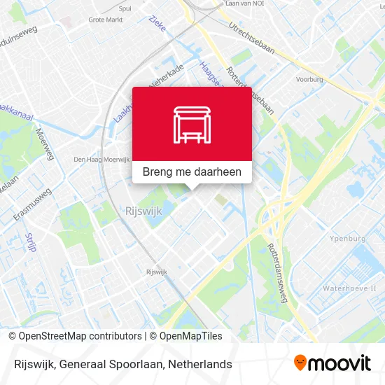 Rijswijk, Generaal Spoorlaan kaart