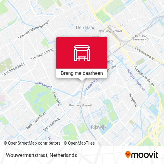Wouwermanstraat kaart