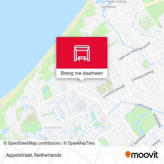 Appelstraat kaart