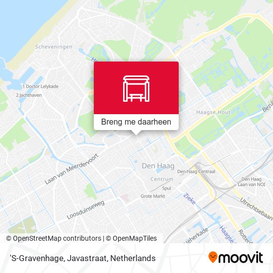 'S-Gravenhage, Javastraat kaart
