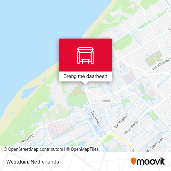 Westduin kaart