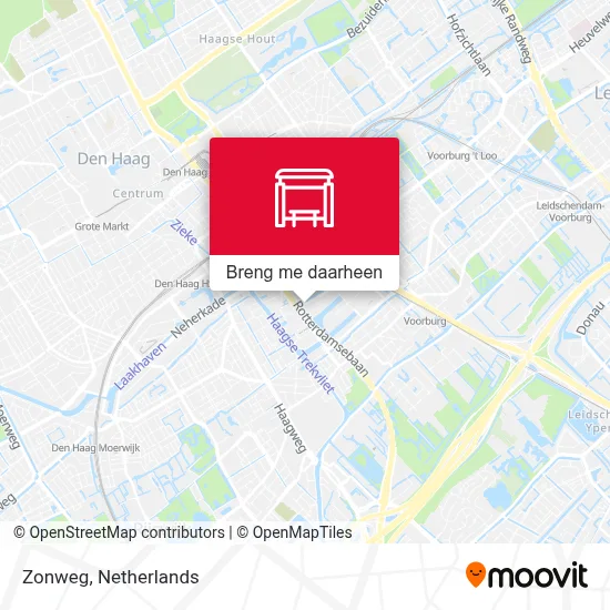 Zonweg kaart