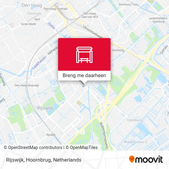 Rijswijk, Hoornbrug kaart