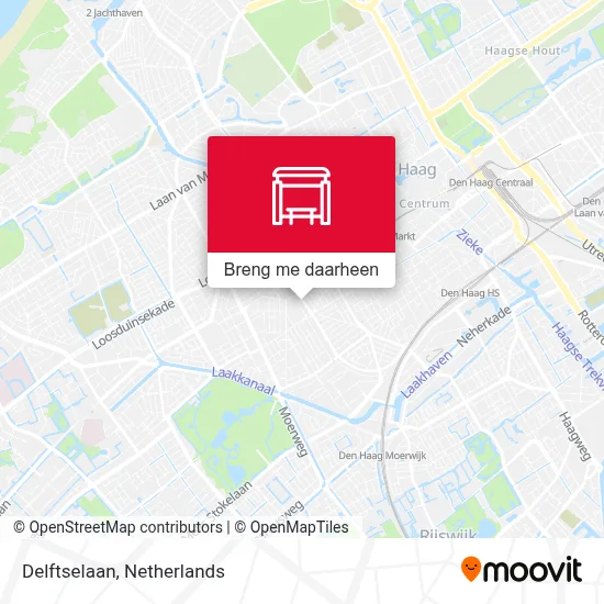 Delftselaan kaart