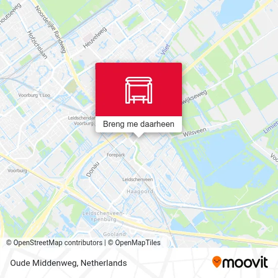 Oude Middenweg kaart