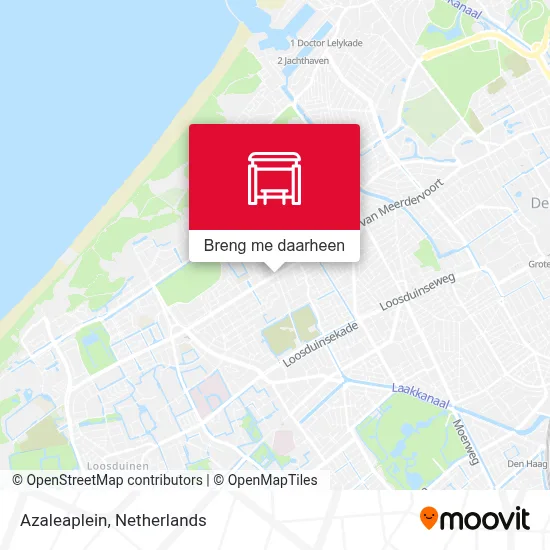 Azaleaplein kaart