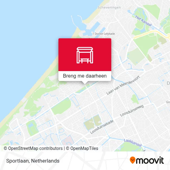 Sportlaan kaart