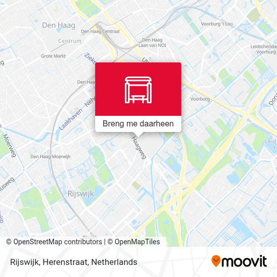 Rijswijk, Herenstraat kaart
