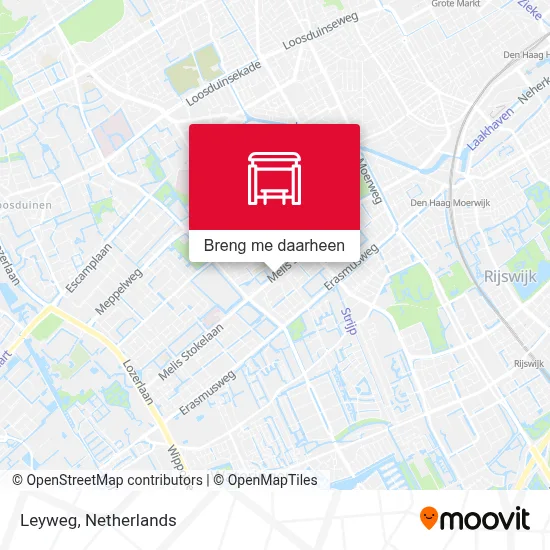 Leyweg kaart