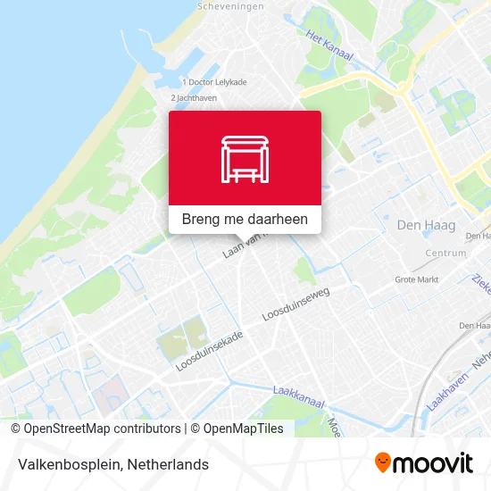 Valkenbosplein kaart